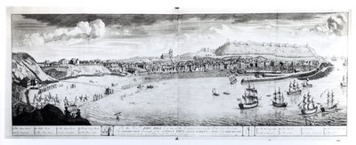 Ansicht von Scarborough, 1735 von English School